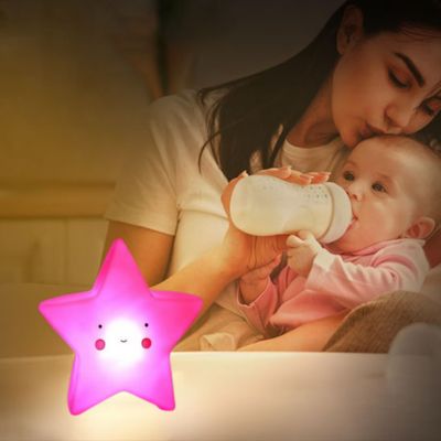 bebe-veilleuse-maman-bebe-allaitement-rose