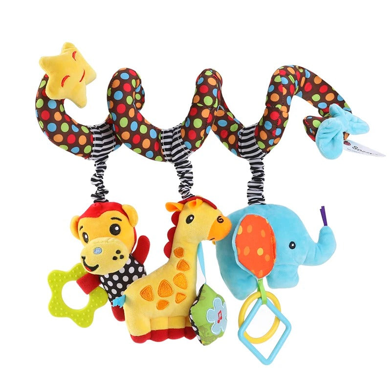 hochet bebe serpentin etoile jaune