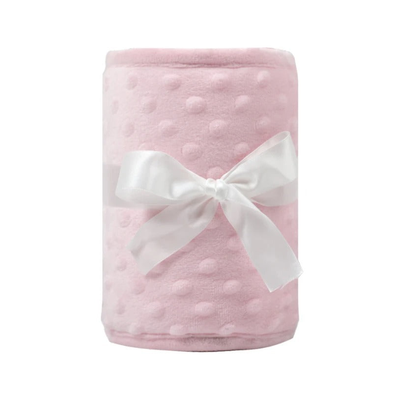 tour de lit bebe rose rouleaux