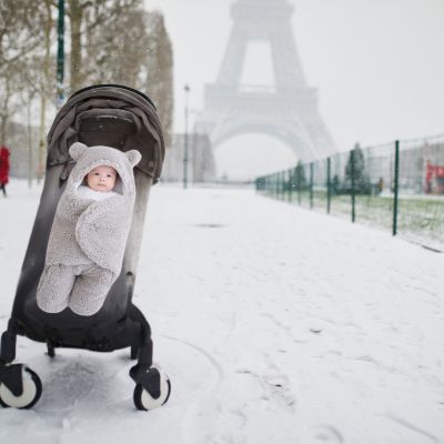 NID D'ANGE BEBE | OURSON GRIS