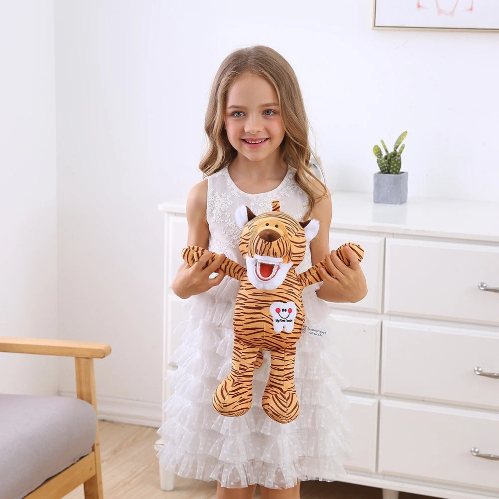 PELUCHE BEBE DENTAIRE | TIGRE