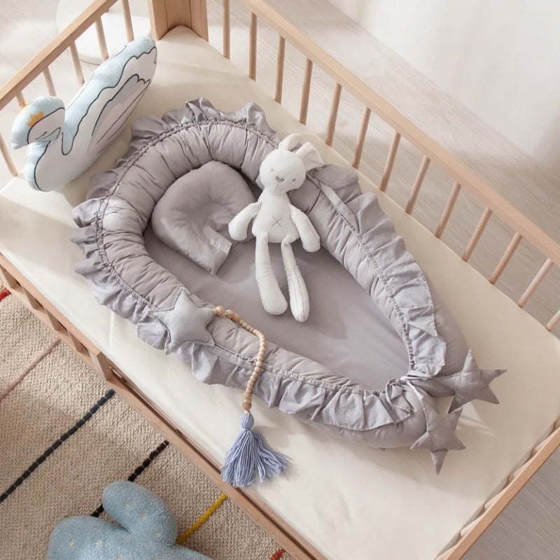 REDUCTEUR DE LIT BEBE | GRIS